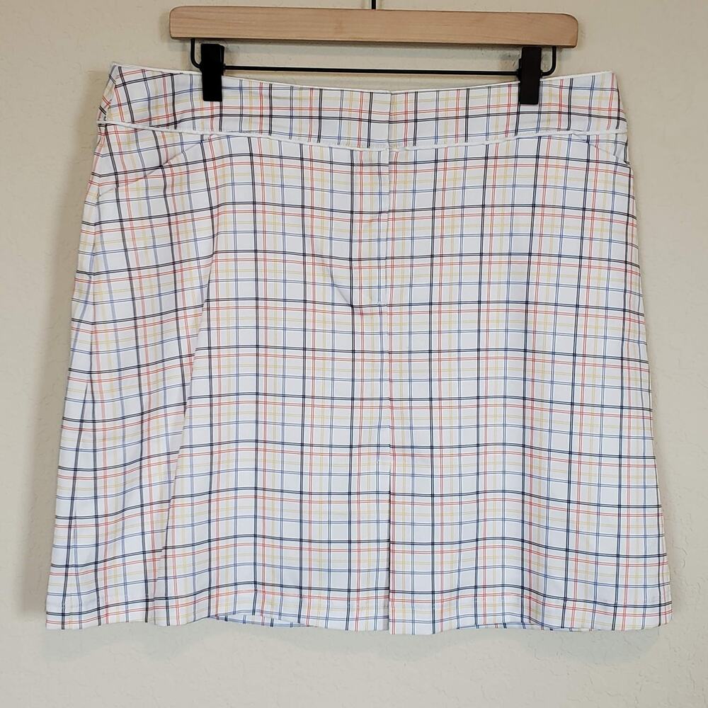 TAIL White Label Plaid Tennis Golf Skort Women's 14 Active Outdoor